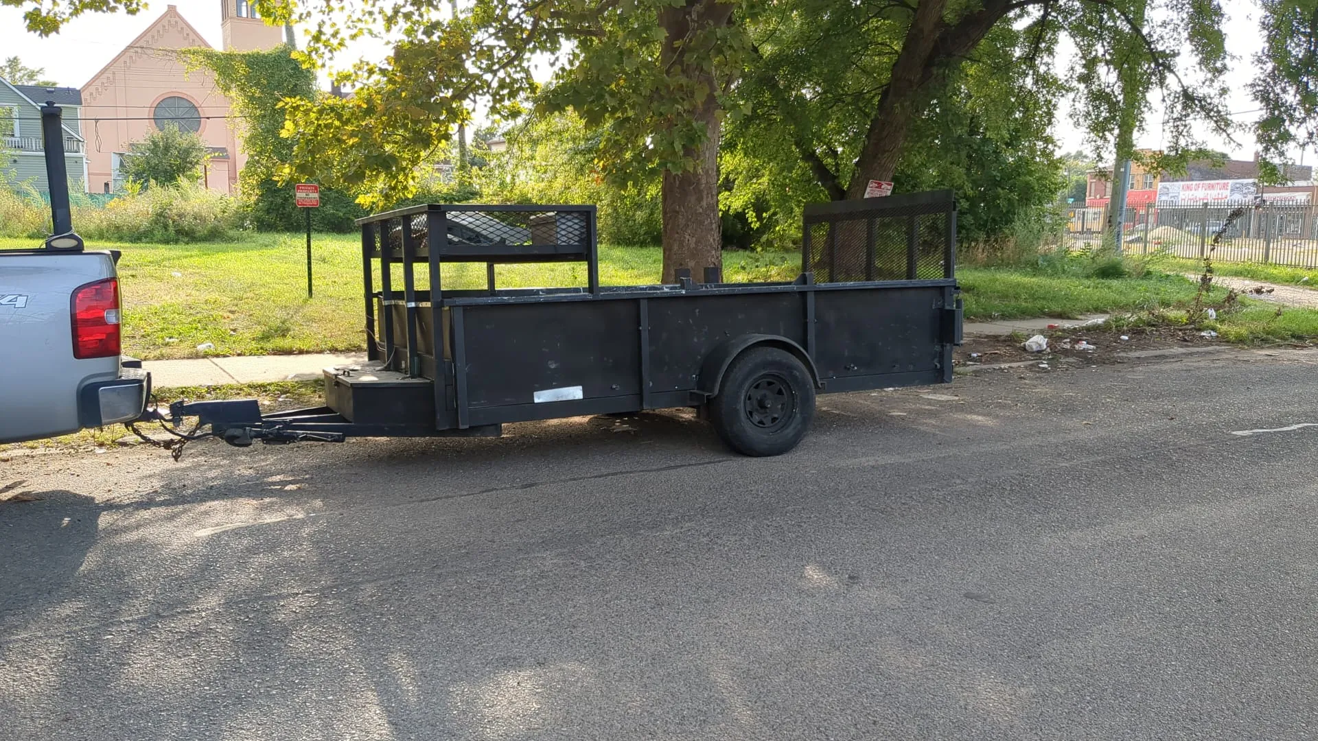 12 foot utility trailer, 75 inches wide
